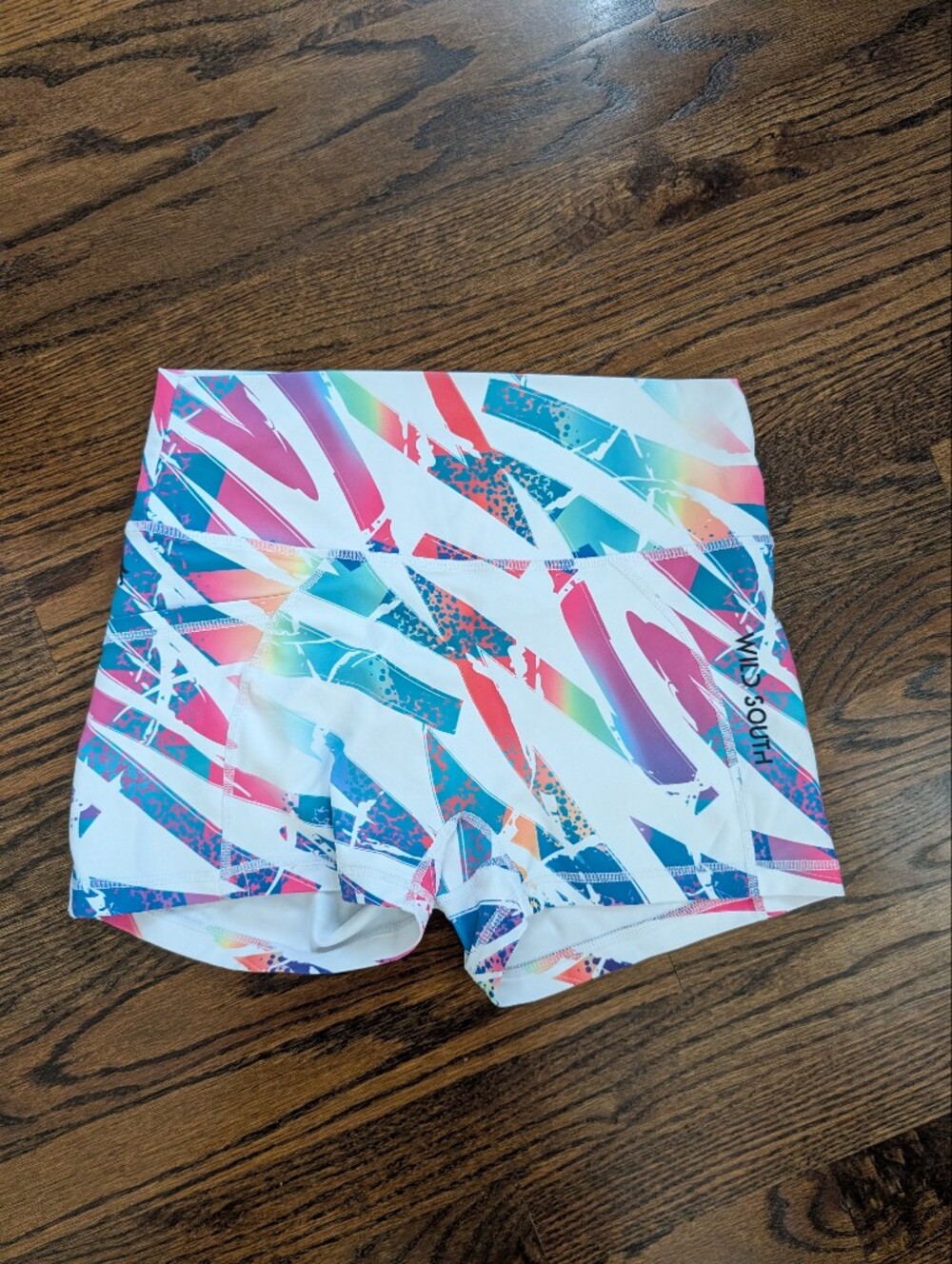 Women's Wild South Athletic Shorts Tie dye Small